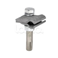 Зажим прута унив. малый 51510 HZ (30x30мм) с анкером EKF PROxima (lp-51511)