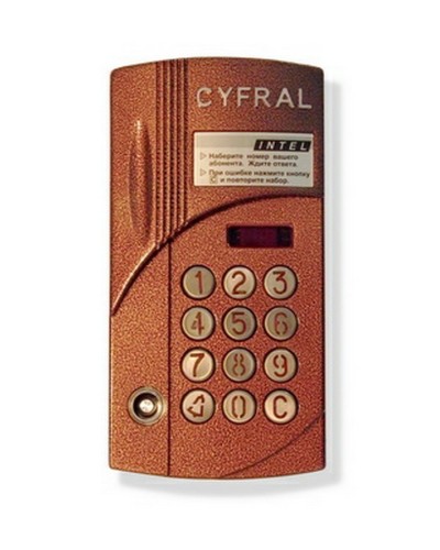 Микропроцессорный блок вызова Цифрал ИНТЕЛ/VC в Октябрьском Блоки вызова многоабонентные Pintop.ru
