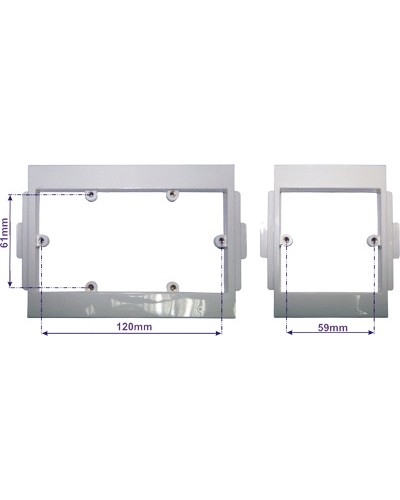 Суппорт пластиковый 45x90, под винт TWT TWT-CT100-F45X90 в Октябрьском Аксессуары для кабель-канала Pintop.ru