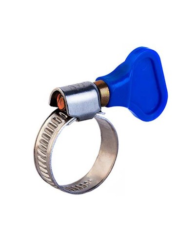 Хомут червячный 20-32/9-0,7мм, с ключом, нержавеющая сталь W2, (50 шт/уп) REXANT 07-0720-1 в Октябрьском Стяжки-хомуты Pintop.ru