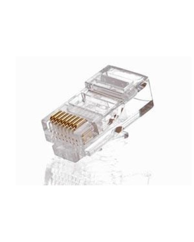 Разъем RJ-45 под витую пару категория 5е (1000 шт/уп) NETLAN EC-UP8P8C-5E-003-TR-1000 в Октябрьском Коннекторы Pintop.ru