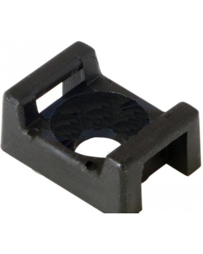 Площадка для крепления стяжки 22.2х16 мм ЧЕРНАЯ 100 шт (10шт/уп) REXANT 07-2103 в Октябрьском Стяжки-хомуты Pintop.ru