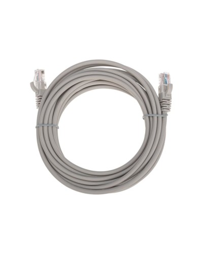 Патч-корд U/UTP, CAT 5e, RJ45-RJ45, 26AWG, LSZH, серый, 5м REXANT 02-0100-5 в Октябрьском Патчкорды (медные) Pintop.ru