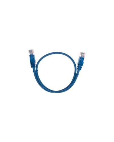 Патч-корд U/UTP, CAT 5e, RJ45-RJ45, 26AWG, LSZH, синий, 0,5м REXANT 02-0104-05 в Октябрьском Патчкорды (медные) Pintop.ru