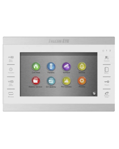 Видеодомофон Falcon Eye FE-70 ATLAS HD (White) VZ в Октябрьском Абонентские видеоустройства Pintop.ru