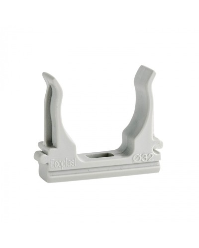 CF32G Держатель (клипса), без галогена, для труб D32мм (10шт) Экопласт (41732-10HF) в Октябрьском Держатели, клипсы, скобы Pintop.ru