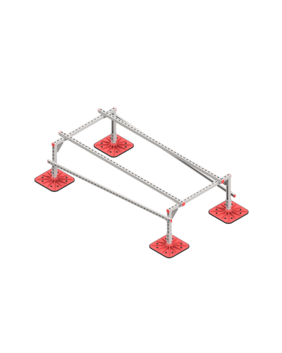 Опорная конструкция для установки оборудования TECHNORAPTOR FOOT 1000х2000 тип 1 HD КМ-профиль (KM-TR-F-SSEI-1000-2000-1 HD) в Октябрьском Системы видеонаблюдения Pintop.ru
