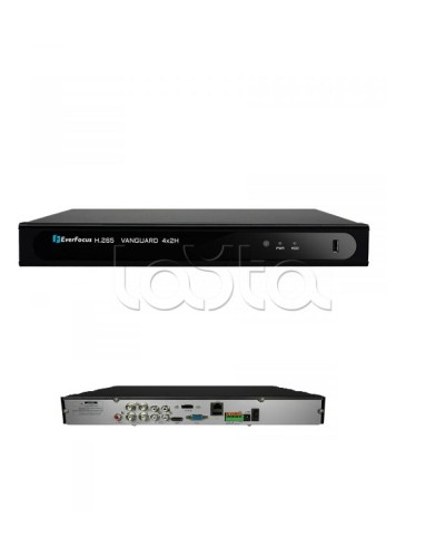 Видеорегистратор 4-канальный EverFocus VANGUARD II 4x2H в Октябрьском Видеорегистраторы гибридные Pintop.ru