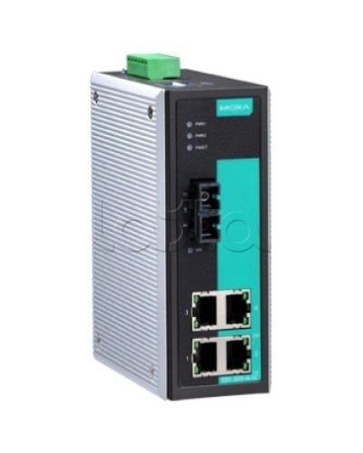 Коммутатор неуправляемый промышленный 4-портовый Moxa EDS-305-S-SC-T в Октябрьском Коммутаторы Pintop.ru