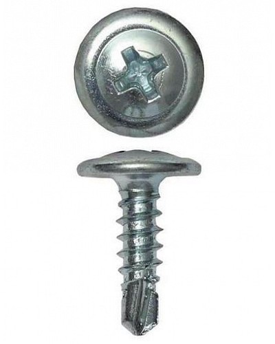 Саморез с пресс-шайбой 4.2x25 со сверлом DKC CM274025 в Октябрьском Крепеж Pintop.ru