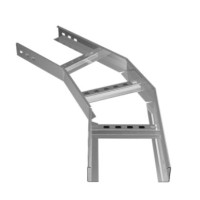 Угол горизонтальный 45° 200х50 (1,2) для лестничного лотка ПожТехКабель (650-301)