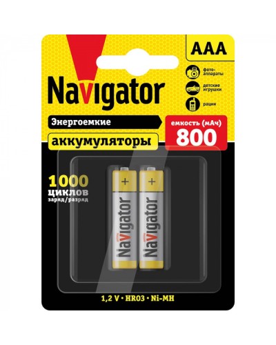 Аккумулятор Navigator 94 461 NHR-800-HR03-BP2 в Октябрьском Электротехническое оборудование Pintop.ru