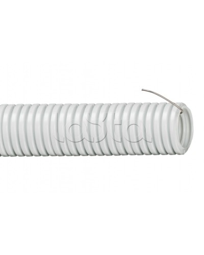 Труба гофр. ПВХ 16 мм с зондом (10 м) IEK (CTG20-16-K41-010I) в Октябрьском Труба гофрированная Pintop.ru