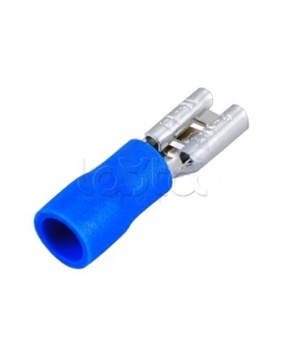 Клемма плоская изолированная 1.5-2.5 мм² (КПИ гнездо - 9мм) (100шт/уп) REXANT 08-0434 в Октябрьском Клеммные колодки Pintop.ru