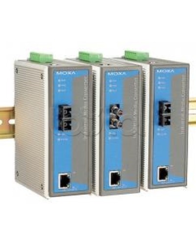 Медиаконвертер Ethernet 10/100BaseTX в 100BaseFX (ST) Moxa IMC-101-M-ST-T в Октябрьском Дополнительное оборудование для ОПС Pintop.ru