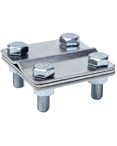 Соединитель пруток - полоса, 80х80 мм DKC NG3101 в Октябрьском Повороты, муфты, тройники Pintop.ru