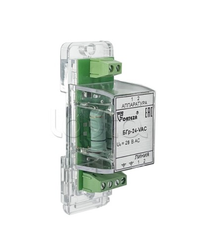 Устройство защиты от импульсных перенапряжений Forteza Блок БГр-24-VAC в Октябрьском Устройства защиты операционных процессоров (ОПС) Pintop.ru
