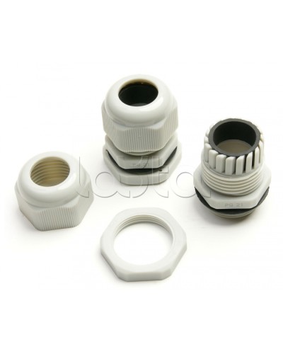 Ввод кабельный (под кабель D13-18 мм) Cabeus PG-21 в Октябрьском Аксессуары для кабель-канала Pintop.ru