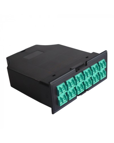 MPO кассета OM3, для LAN-FRM-PP-STP/1U, 24xLC, тип B, черная LANMASTER (LAN-FRM-IN-2MB-24LC/OM3) в Октябрьском Патч-корды оптические Pintop.ru