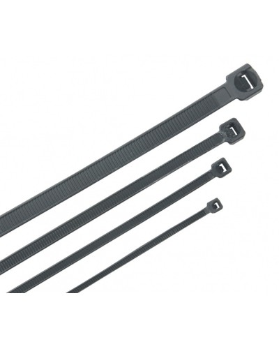 Хомут кабельный морозостойкий Хкм 4,8х380мм черный (100шт) IEK (UHH33-D048-380-100-K02) в Октябрьском Стяжки-хомуты Pintop.ru