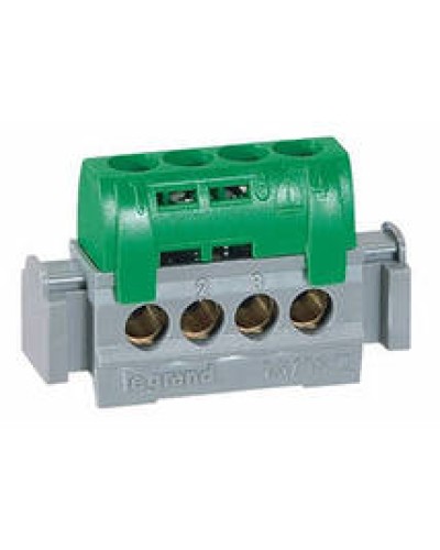 Клеммник зеленый 4х1.5-16 мм2 LEGRAND 004830 в Октябрьском Клеммные колодки Pintop.ru