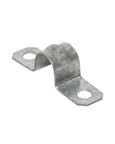 Скоба металлическая двухлапковая d16-17 мм (10 шт) EKF PROxima (sm-2-16-17-r) в Октябрьском Держатели, клипсы, скобы Pintop.ru