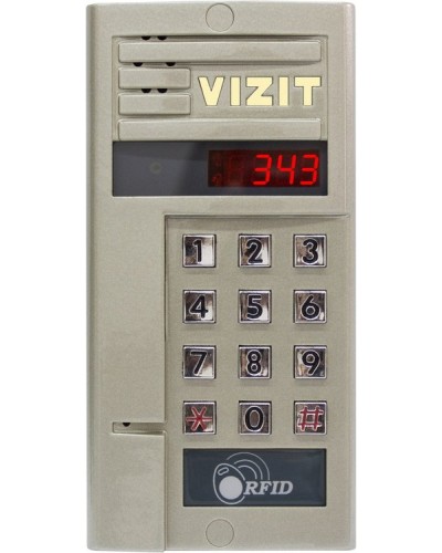 Блок вызова Vizit БВД-343FCPW в Октябрьском Блоки вызова многоабонентные Pintop.ru