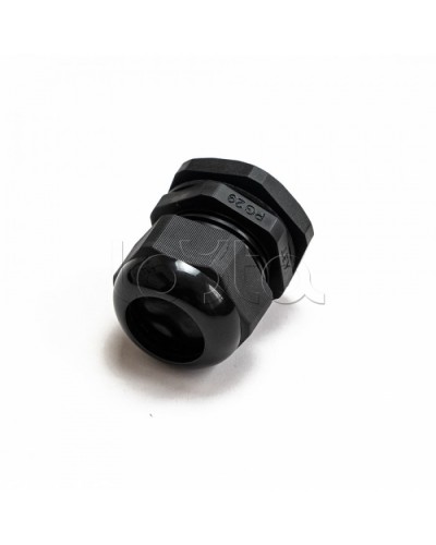 Кабельный ввод (сальник) PG 29 (IP68) d отверстия 18-25 мм черный (2 шт/уп) Промрукав (PR08.7077) в Октябрьском Аксессуары для лотков Pintop.ru