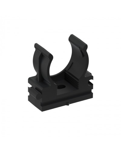 CFQ20 Держатель (клипса) для труб, для монтажного пистолета D20мм, цвет чёрный (10шт) Экопласт (41520-10BL) в Октябрьском Держатели, клипсы, скобы Pintop.ru