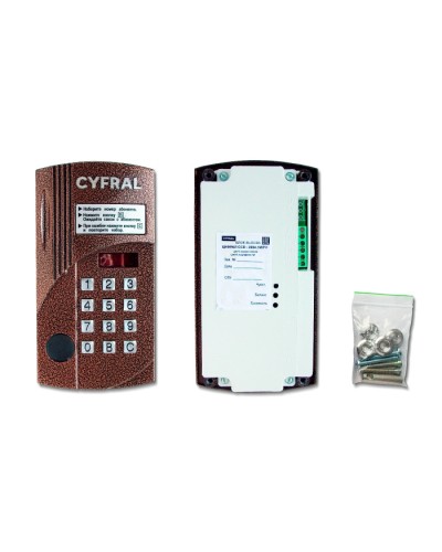 Блок вызова видеодомофона на 100 абонентов Цифрал CCD-2094.1M/РК в Октябрьском Вызывные аудиопанели малоабонентные Pintop.ru