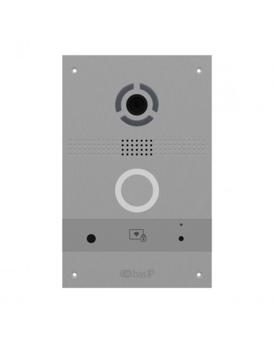 Панель вызывная индивидуальная BAS-IP AV-08FB SILVER в Октябрьском Вызывные видеопанели малоабонентные Pintop.ru