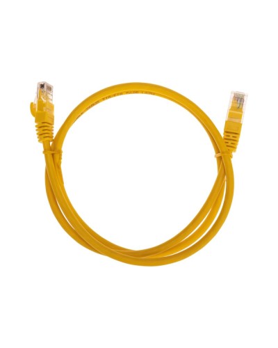 Патч-корд U/UTP, CAT 6, RJ45-RJ45, 26AWG, LSZH, желтый, 1м REXANT 02-0295-1 в Октябрьском Патчкорды (медные) Pintop.ru