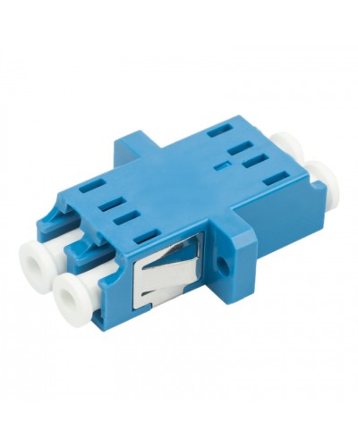 Адаптер оптический проходной LC-LC, OS2, дуплекс (duplex), синий Datarex DR-541102 в Октябрьском Коммутационные изделия Pintop.ru