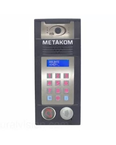 Многоабонентый антивандальный блок вызова со встроенной гибридной видеокамерой Метаком MК2018-MFCGVH в Октябрьском Блоки вызова многоабонентные Pintop.ru