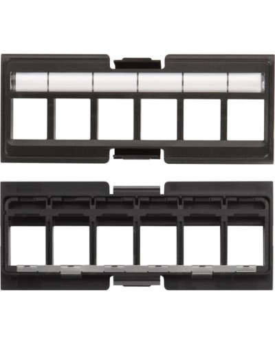 Вставка под кейстоны в модульную панель, экранированная, 6 портов, без шторок LANMASTER LAN-FRM-IN-6OK-SXX в Октябрьском Коммутационные изделия Pintop.ru