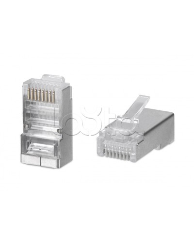 Коннектор RJ-45 Cabeus (8P8C-SH-FC) в Октябрьском Коннекторы и разъемы Pintop.ru