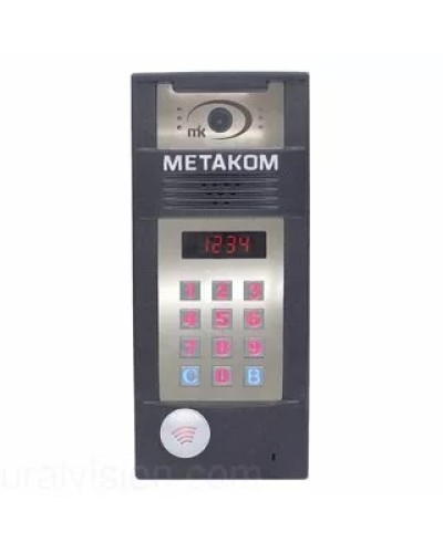 Многоабонентый антивандальный блок вызова со встроенной гибридной видеокамерой Метаком в Октябрьском Блоки вызова многоабонентные Pintop.ru