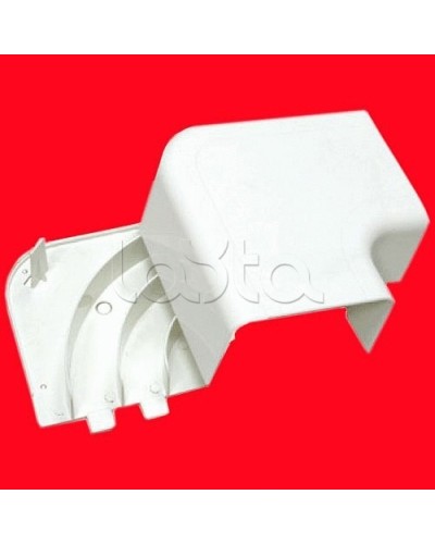 Угол плоский 100х40 с задней стенкой и разделителем для кабель-канала серии ARC-LAN, огнестойкость E15-E110 Экопласт 576314-E110 в Октябрьском Аксессуары для кабель-канала Pintop.ru