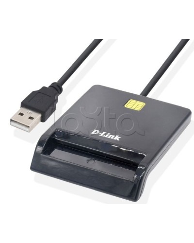 USB-считыватель смарт-карт D-Link DL-DCR-100/B1A в Октябрьском Считыватели Pintop.ru