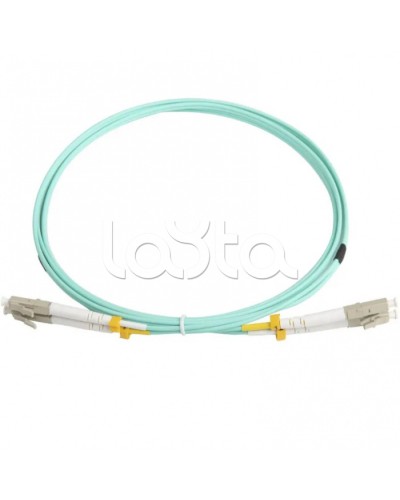 Патч-корд волоконно-оптический MM 50/125(OM3), LC-LC, duplex, LSZH, 2 м Hyperline FC-D2-503-LC/PR-LC/PR-H-2M-LSZH-AQ (FC-503-LC-LC-10G-2M) в Октябрьском Патч-корды оптические Pintop.ru
