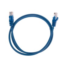 Патч-корд U/UTP, CAT 5e, RJ45-RJ45, 26AWG, LSZH, синий, 1м REXANT 02-0104-1