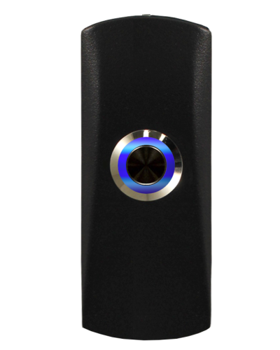 Накладная кнопка выхода с подсветкой Tantos TS-CLICK light (черный) в Октябрьском Кнопки выхода Pintop.ru