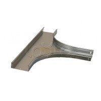 Ответвитель T-образный горизонтальный плавный Hyperline RST-TTS-150-100-0,8-R100-SZ