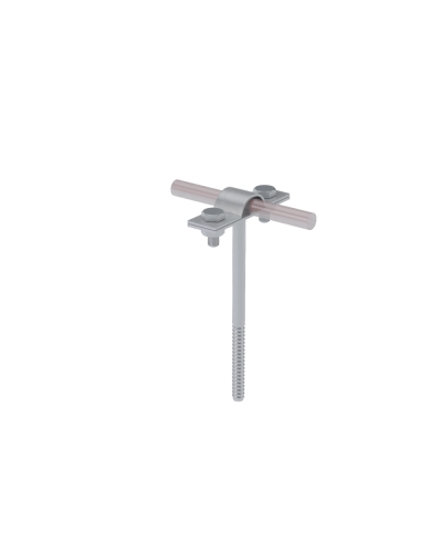 Держатель для прутка Ø 5-10 мм вкручиваемый L80 мм HD КМ-Профиль (DPV-L80-D5-10 HD) в Октябрьском Монтажные материалы Pintop.ru