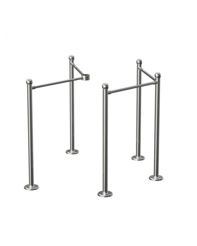 Ограждение угловое Ростов-Дон ОУ-Р (Хром) в Октябрьском Ограждения Pintop.ru