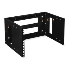 Кронштейн настенный 19" 6U, цвет черный Cabeus NC-6U-BK