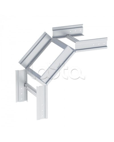 Угол 90 градусов вертикальный внешний лестничный усиленный 100x400 мм (2 мм) EKF (voltp90100400-2) в Октябрьском Аксессуары для лотков Pintop.ru