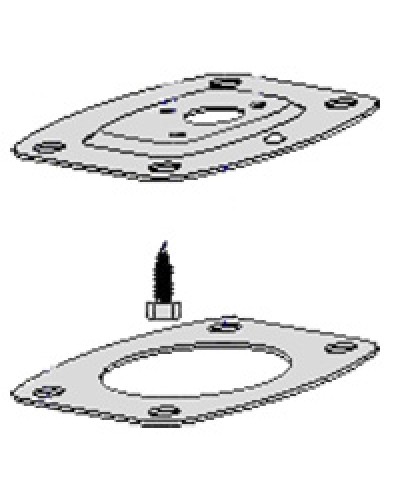 Монтажное основание стойки с анкерами DIR-L DIR-LNCame 119RIR146 в Октябрьском Запчасти для шлагбаумов и автоматики Pintop.ru