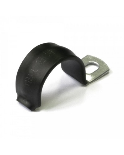 Скоба металлическая однолапковая с полимерным покрытием СМО-П d19-20 мм (100 шт/уп) Промрукав (PR08.6008) в Октябрьском Держатели, клипсы, скобы Pintop.ru