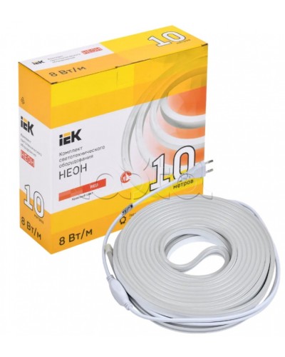 Комплект DIY (2835R120-8-IP65-220В 10м + др.) IEK (LSR5-R-120-65-2-10-S0) в Октябрьском Источники света(Лампы) Pintop.ru